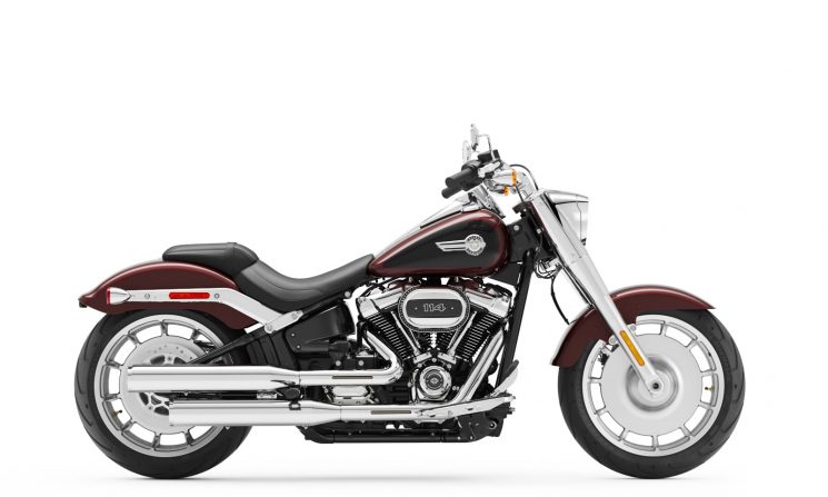Harley Davidson® Fat Boy™  114 Midnight Crimson/Vivid Black 2022